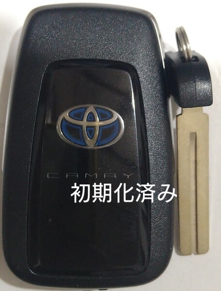 初期化済トヨタ純正 スマートキー3ボタンカムリ 基盤番号231451-0351 007-AD0027 14FAF 新品電池サービス9