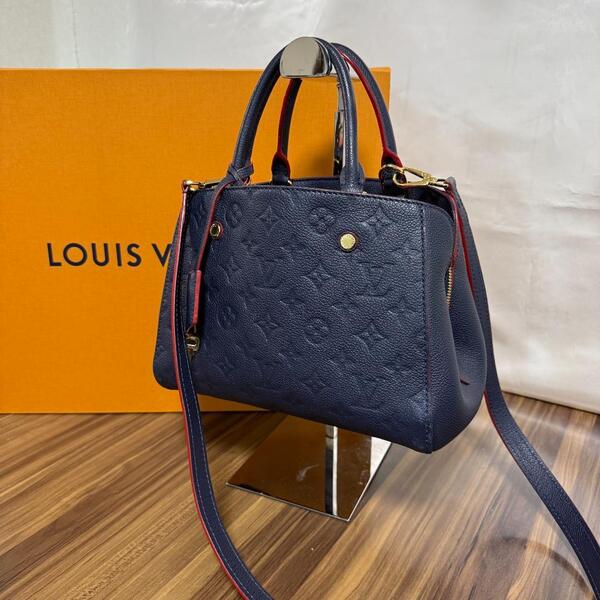 ★正規品 美品★Louis Vuitton ルイヴィトン バッグ モンテーニュBB M42747 モノグラム アンプラント 2way