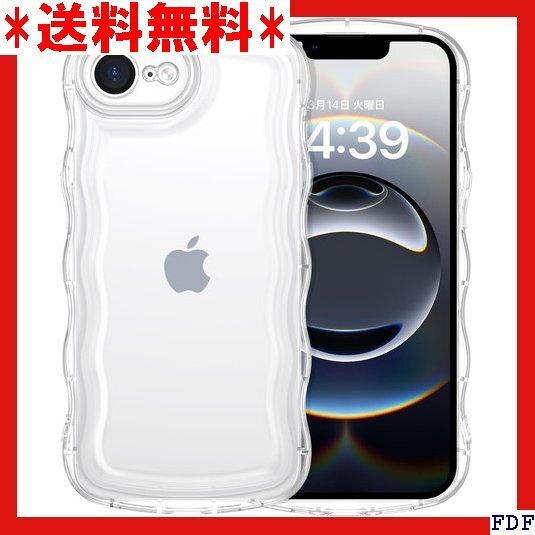 ☆人気商品☆ B038 GUAGUA いphone 16e ケース クリア ウ 5 6.1インチ なみなみ カバー クリア 106