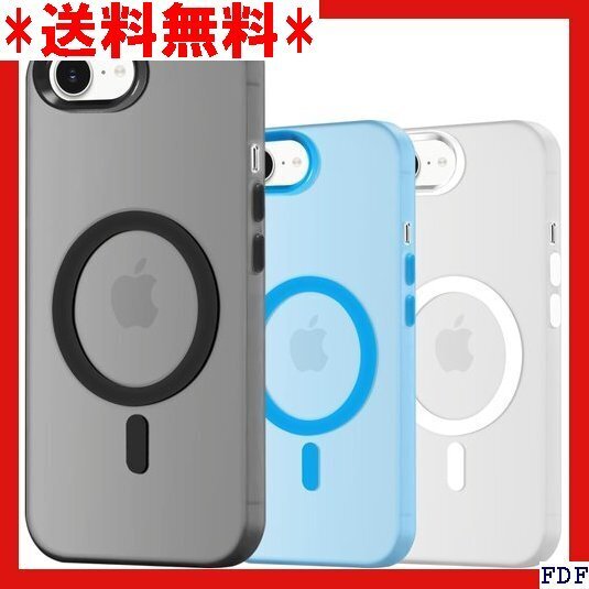 ☆人気商品☆ B039 iPhone 16e ケース MagSafe対応 あい 止落下 防止指紋 ストラップホール付き ブ 155