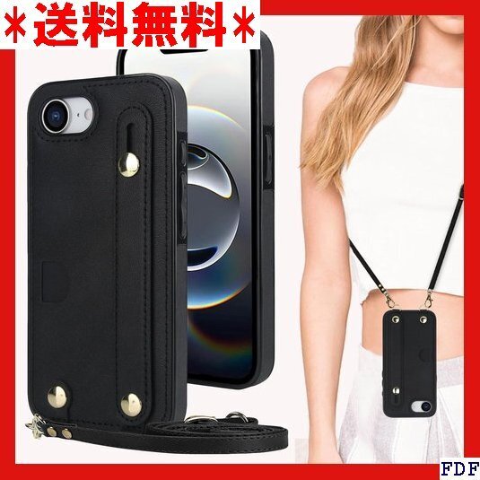 ☆人気商品☆ B004 iPhone 16E ケース 肩掛け 首かけ 斜めがけ カード入れ スマホケース 携帯カバー ブ 212