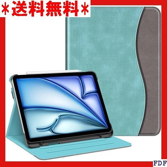 ☆人気商品☆ B005 Fintie iPad Air 11インチ M3 / プ機能付き 傷つけ防止 PU合成レザー ター 60