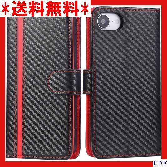 ☆人気商品☆ B007 KW-LINK iPhone 16e ケース 手帳型 ル おしゃれ 男性向け カーボン調ケース 241