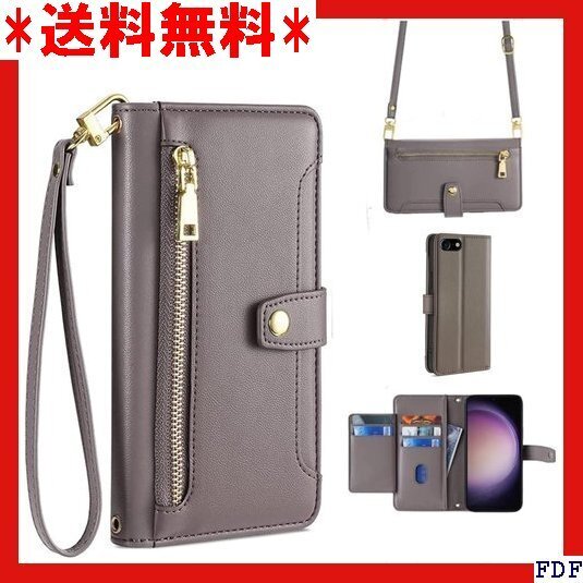 ☆人気商品☆ B008 16e ケース 手帳型 ショルダー 16e 斜めがけ 納 スタンド機能 マグネット式 PUレザー 50