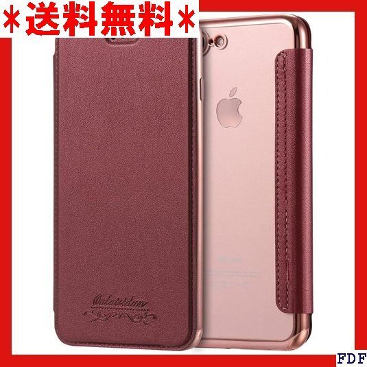 ☆人気商品☆ B008 MuZiF iPhone 16e 用 ケース 手帳型 手帳カバー iPhone 16e用ワイン 117
