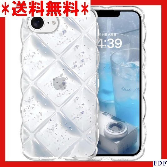 ☆人気商品☆ B009 GUAGUA iPhone 16E ケース クリア ウ 6.1インチ用 可愛いカバー クリア 透明 24