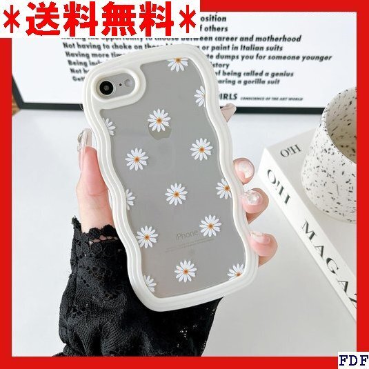 ☆人気商品☆ B009 ZTOFERA iPhone 16E ケース用、クリア バー、かわいい波状 iPhone 16E ケ 35