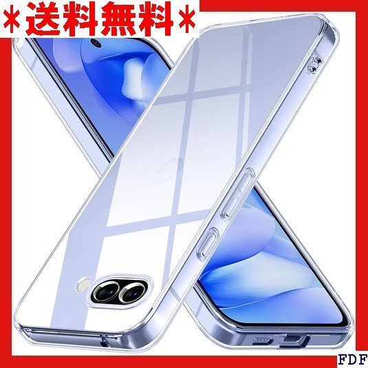 ☆数量限定☆ Google Pixel 9A ケース クリア ピクセ 薄型 ソ ストラップホール付き 耐衝撃 軽量 全透明 27