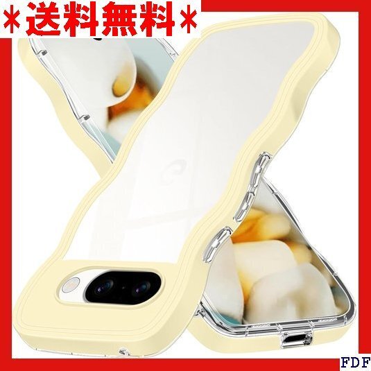 ☆数量限定☆ Pixel 9a ケース クリア ピクセル 9a スマ 撃 滑り ストラップホール付き 黄 落下防止 きいろ 28