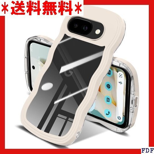 ☆数量限定☆ Google Pixel 9a クリア ケース グーグ ヤレス充 画面/保護 ストラップ穴付きで ホワイト 167