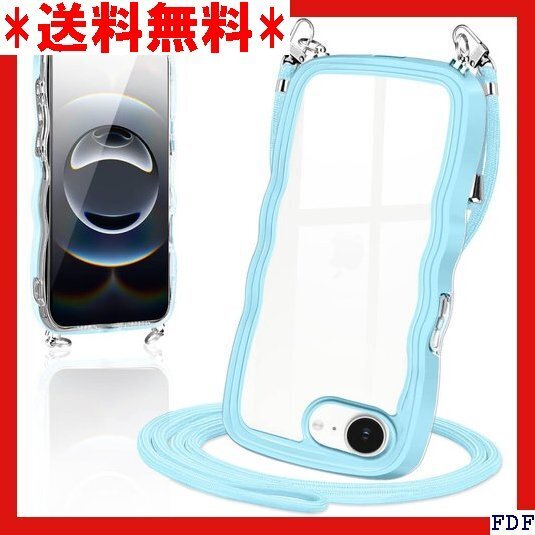 ☆人気商品☆ B012 iPhone 16e ケース ショルダー クリア いP PU 薄型 耐衝撃 アイフォン16e すん 132