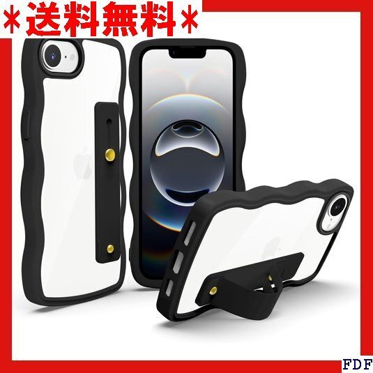 ☆人気商品☆ B012 クリア iPhone 16E ケース スタンド機能 ア 薄型 おしゃれ 人気 ストラップホール ブ 141
