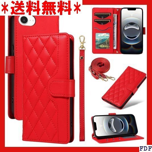 ☆人気商品☆ B012 For iPhone 16E 2025 ケース 手帳型 布型 カード収納 耐衝撃 ストラップ付き 219