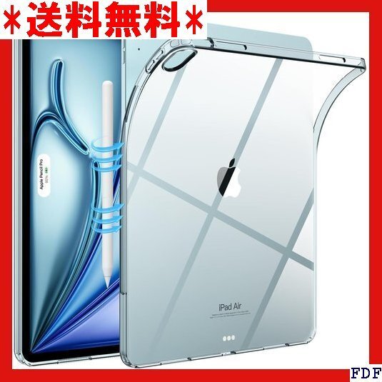 ☆人気商品☆ B013 MoKo iPad Air 13インチ M3/M2 2 耐衝撃 シンプル 傷つき防止 取付簡単 Cl 11