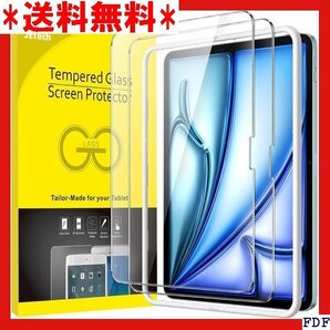 ☆人気商品☆ B013 JEDirect iPad Air用 11インチ M3 枠付き 強化ガラスフィルム HDクリア 2枚 12