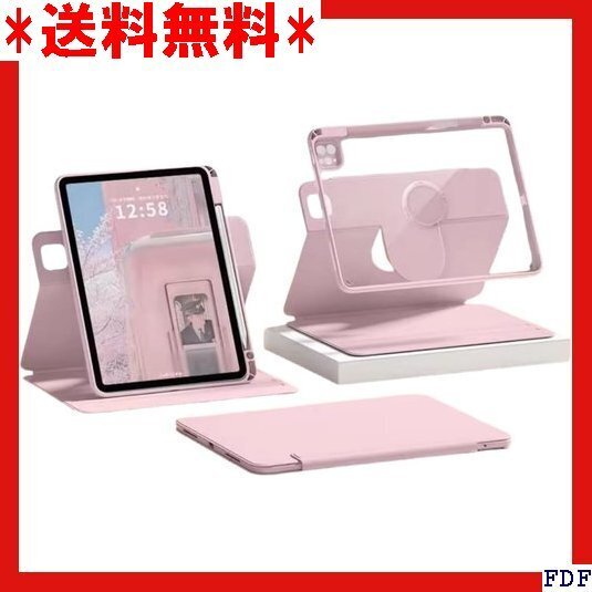 ☆人気商品☆ B014 360度回転 iPad A16 第11世代 2025 式 薄型 衝撃吸収 取り外し可能 PUレザー 49