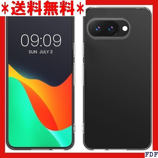 ☆人気商品☆ B016 kwmobile Google Pixel 9a対応 クリア TPUケース スリム 保護 耐衝撃 19