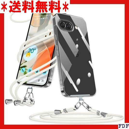 ☆人気商品☆ B016 Google Pixel 9a ケース クリア ショル 整可能 取り外し可能 落下防止 紛失防止 ホ 46