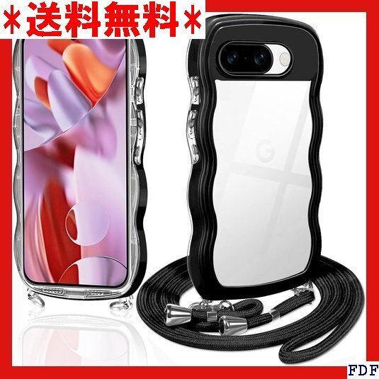 ☆人気商品☆ B016 Google Pixel 9a ケース クリア ショル 可愛い かわいい 韓国 薄型 耐衝撃 ブ 139