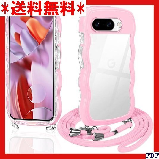 ☆人気商品☆ B016 Google Pixel 9a ケース クリア ショル 性 可愛い かわいい 韓国 薄型 耐衝撃 140