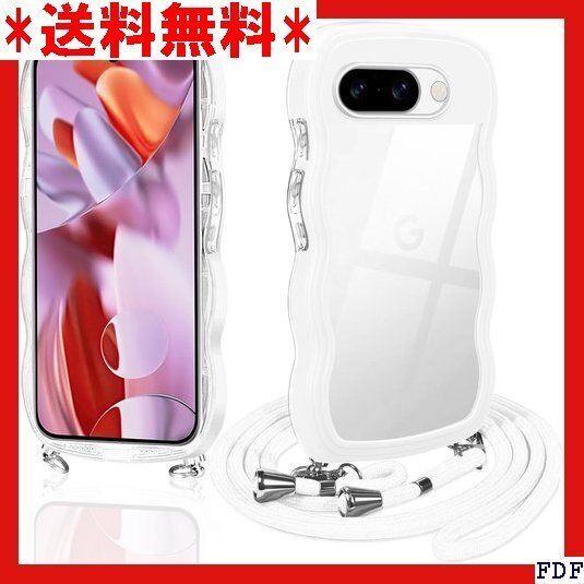 ☆人気商品☆ B016 Google Pixel 9a ケース クリア ショル 可愛い かわいい 韓国 薄型 耐衝撃 ホ 141