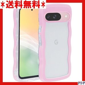 ☆人気商品☆ B016 Google Pixel 9A ケース ウェーブ ピク い 透明 オタ活 推し活 ピンク pixe 309