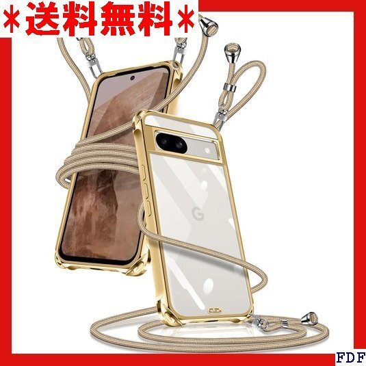 ☆人気商品☆ B018 Google Pixel 8a ケース クリア ショル 可能 取り外し可能 落下防止 紛失防止 ゴ 122