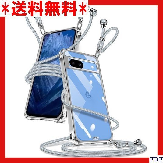 ☆人気商品☆ B018 Google Pixel 8a ケース クリア ショル 可能 取り外し可能 落下防止 紛失防止 シ 123