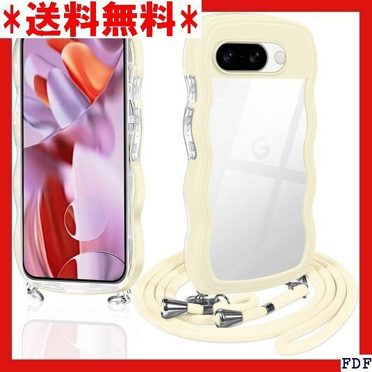 ☆人気商品☆ B018 Google Pixel 9a ケース クリア ショル 可愛い かわいい 韓国 薄型 耐衝撃 イ 288