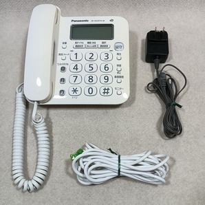 ●○パナソニック 留守番電話機 子機なし ホワイト VE-GD25TA-W シンプル○●