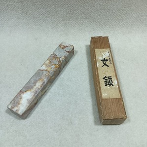 ●○文鎮 大理石 美術品 天然美石 書道具 文房具 ペーパーウエイト○●