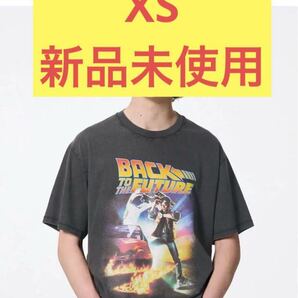XS バックトゥザフューチャー ウォッシュド グラフィック Tシャツ ビンテージ 90s 古着