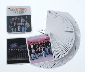 seventeen セブンティーン セブチ グッズ 韓国語 単語カード 単語帳 63枚入 + ケース 付