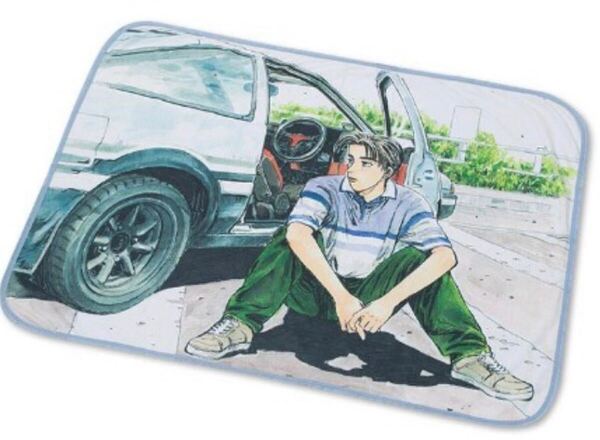新品 頭文字D 冷感ケット ハーフサイズ サイズ100x140㎝ イニシャルD 藤原拓海 AE86 藤原とうふ店(自家用) TRUENO トレノ 匿名配送