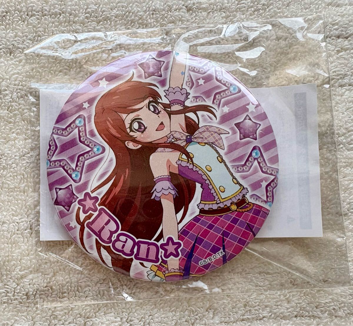 紫吹蘭 アイカツ! まるい缶バッジ
