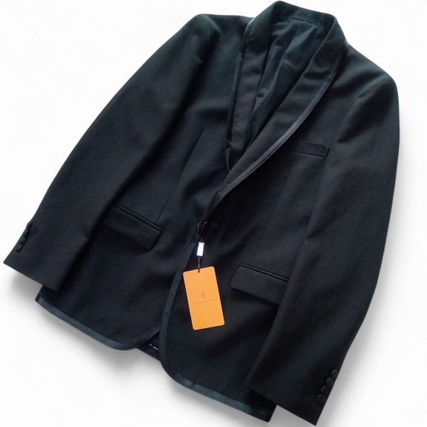 即決★新品 UNITED ARROWS WHITE LABEL ユナイテッドアローズ ホワイトレーベル ショールカラー タキシード ジャケット 46 黒 送料無料