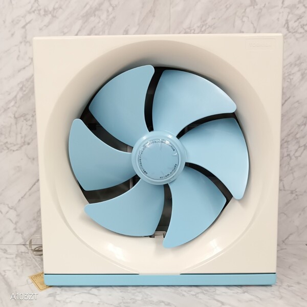 ●送料無料 未使用品 TOSHIBA 東芝 換気扇 VFH-30A1 羽根 30cm ブルー系xホワイト 連動式 排気 100v セレクトファン VFH30A1 台所用換気扇