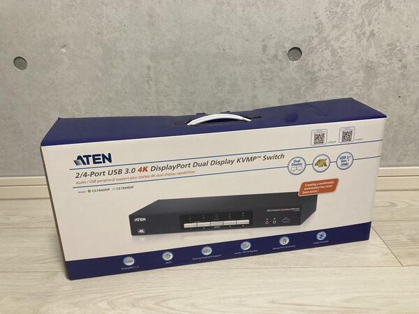 ATEN デュアルDisplayPort KVMPスイッチ CS1942DP