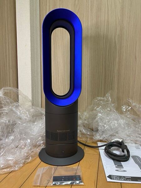 送料無料 (美品))dyson ダイソン hot+cool ホット&クール 扇風機&セラミックファンヒーター AM09 リモコン付 (Z-25)