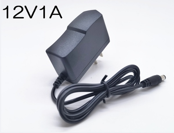 ACアダプター 12V1A プラグサイズ5.5×2.1mmスイッチング電源 AC/DCアダプター 12V0.5A 12V0.6A 12V0.7A、