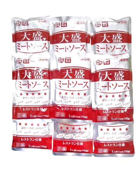 業務用 大盛ミートソース 一人前 9袋セット レストラン仕様 レトルト