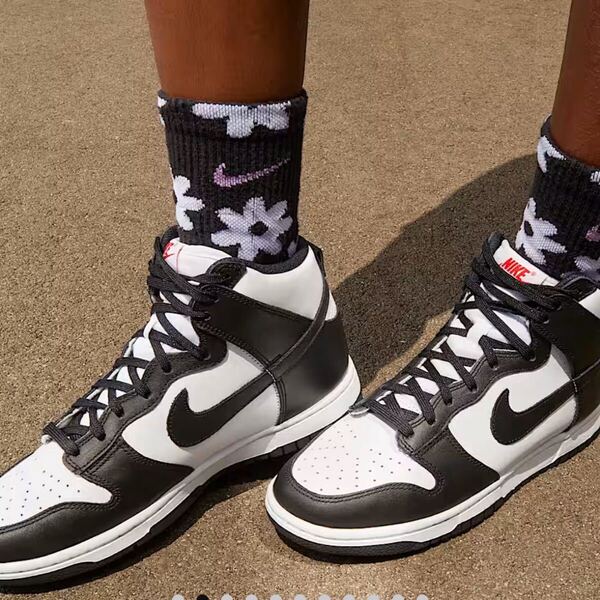 確実正規品★ NIKE DUNK HIGH RETRO 黒 スニーカー ダンク ハイ レトロ ブラック panda パンダ ハイカット US11 黒タグ付き 新品未使用
