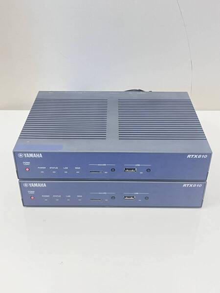 C-418 YAMAHA ヤマハ ギガアクセスVPNルーター RTX810 初期化済み 送料込み 2個セット