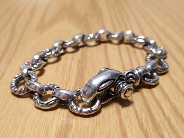 【STERLING SILVER 925】シルバー925製ヴィンテージヘロンブレスレット