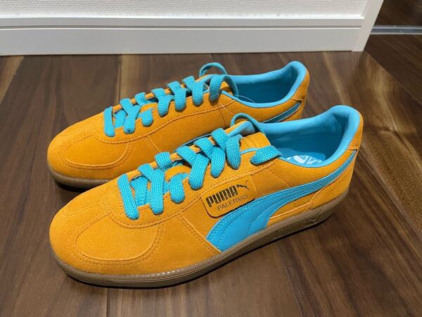 PUMA プーマ PALERMO パレルモ オレンジ×ブルー 27 新品未使用