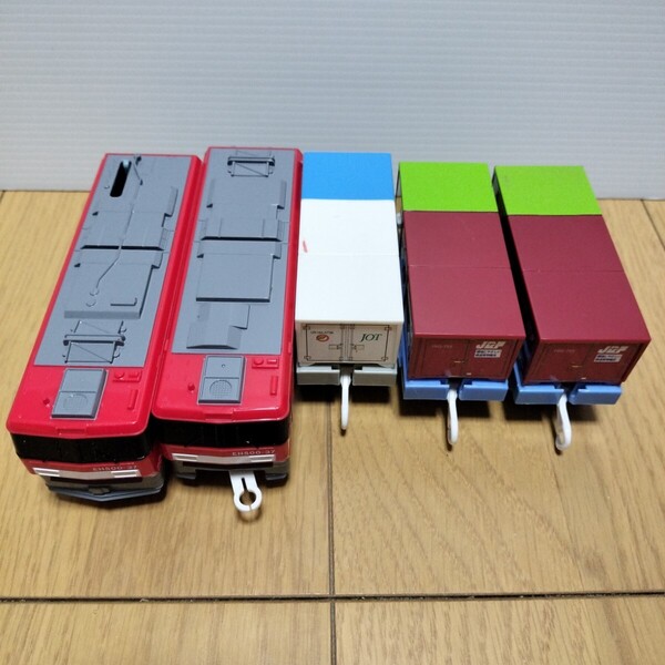 プラレール「EH500 37」金太郎 新動力 コンテナ 固定式コンテナ JR貨物