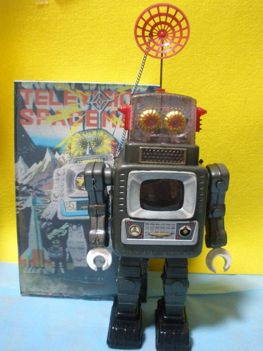 Yahoo!オークション -「テレビジョン」(ロボット) (ブリキ)の