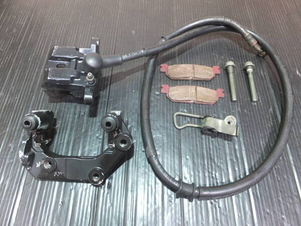 送料込! ヤマハ マジェスティ 250 C SV ABS 純正 リア ブレーキ キャリパー ホース SG01J SG03J 5GM 5CG 5SJ