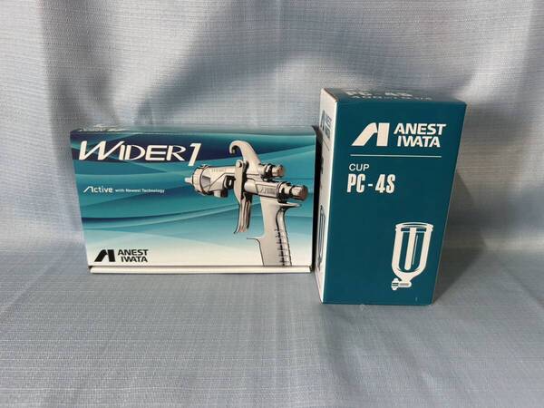 税込 送料無料 未使用 アネスト岩田 汎用重力式スプレーガン WIDER1-13H2G 400mlカップ付 PC-4S【A-147】