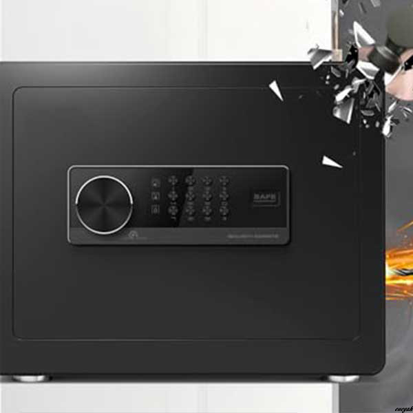 【頑丈な五重セキュリティ保護。26L 防犯金庫】 家庭用金庫 セキュリティ金庫 盗難防止 防犯アラーム付き 固定 大容量金庫、金庫